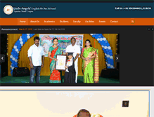 Tablet Screenshot of littleangelskarur.com